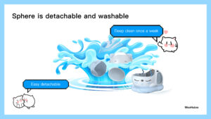 smart cat toilet woo, self cleaning litter box-easy to wash
