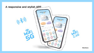 smart cat toilet woo, self cleaning litter box-connect APP