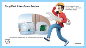 smart cat toilet woo, self cleaning litter box-Simplified after-sales service.