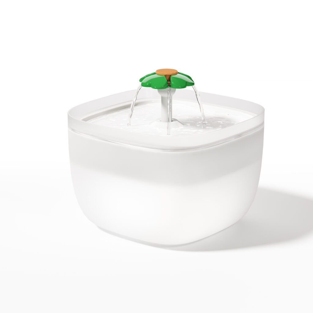 flower pet water dispenser 1